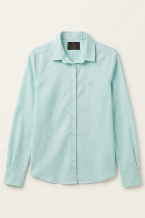 Camisa Oxford Lisa Verde Agua