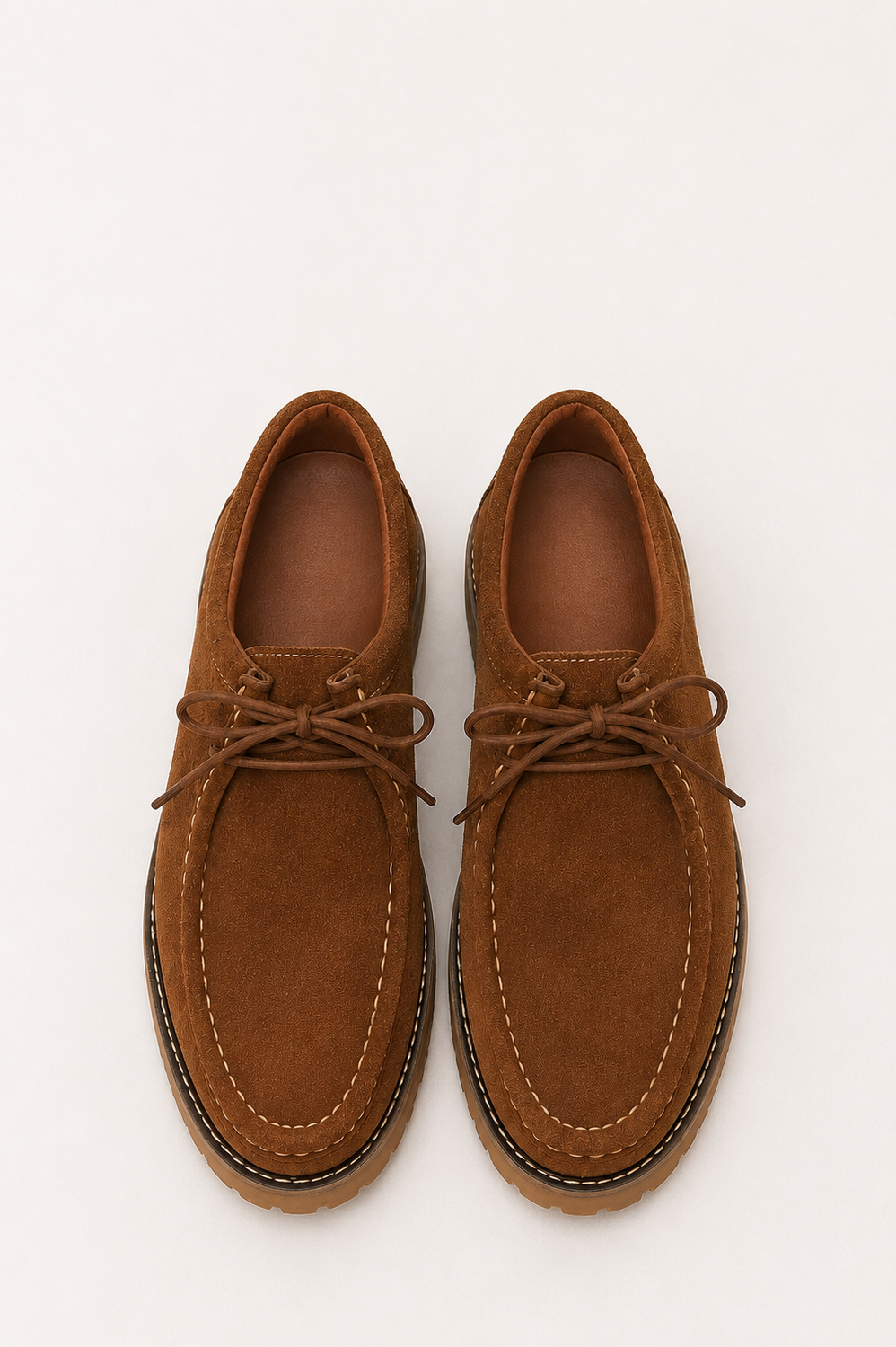Zapato serraje Camel