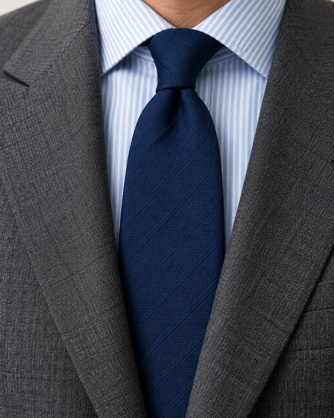 Corbata Marino Diagonal