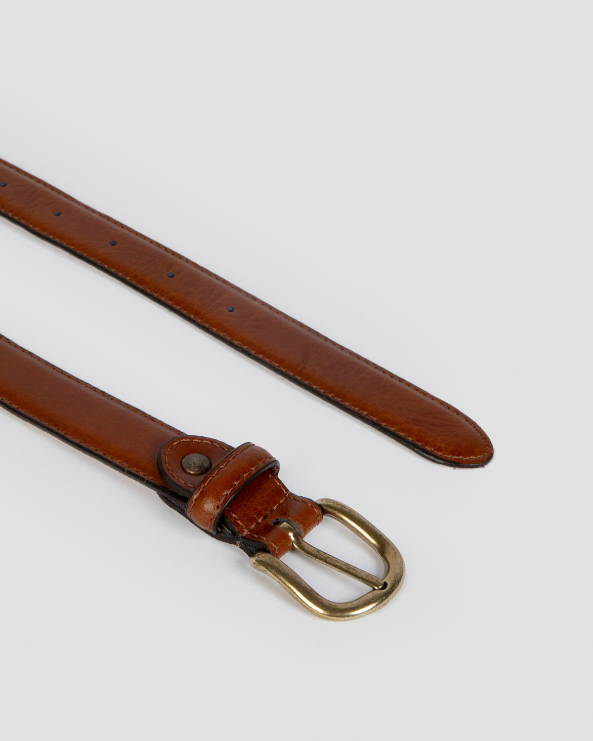 Camel Fine Veins Belt
