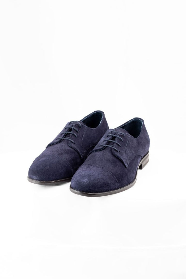 CLASSIC SUEDE LACE-UP SHOE NAVY