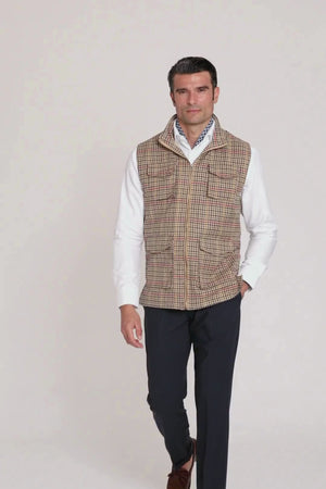 Chaleco Espiga Marron