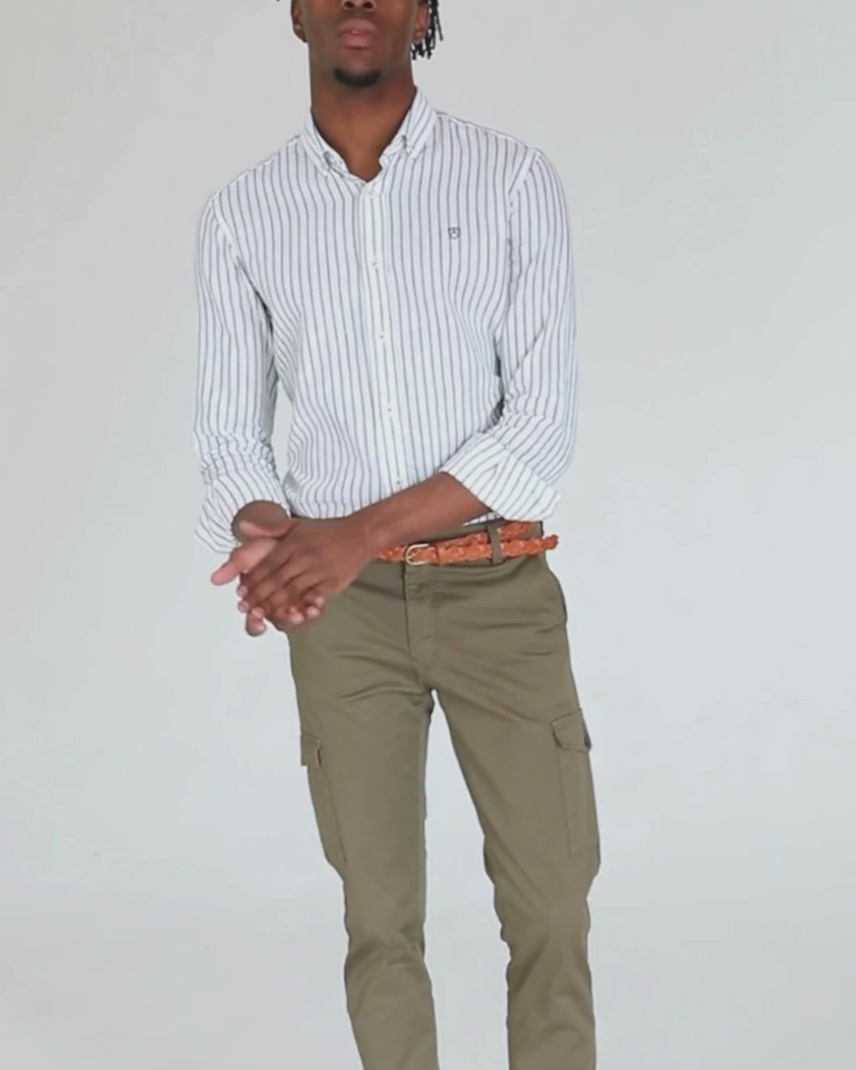 Khaki Chino Cargo